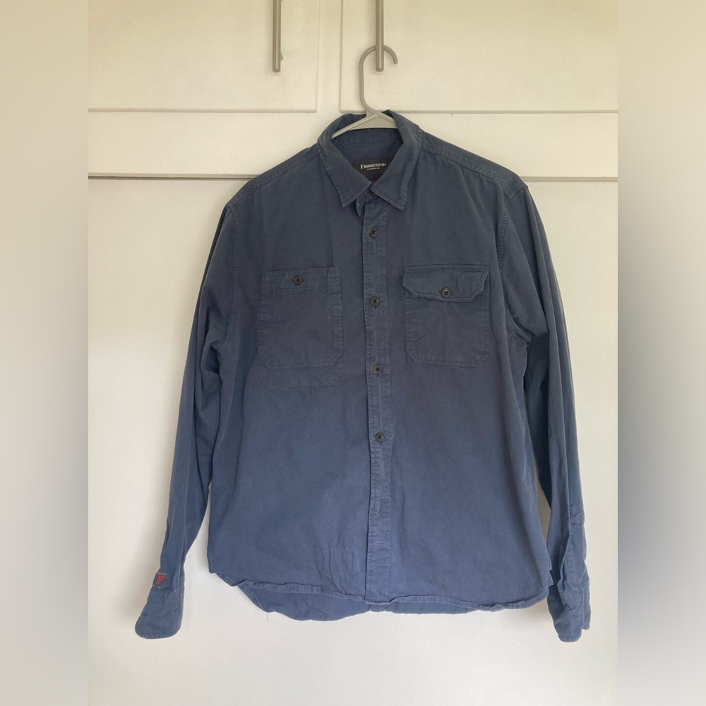 Rare Scottish Workwear Over Shirt/Shacket - Finnieston Anderston, Medium Navy
